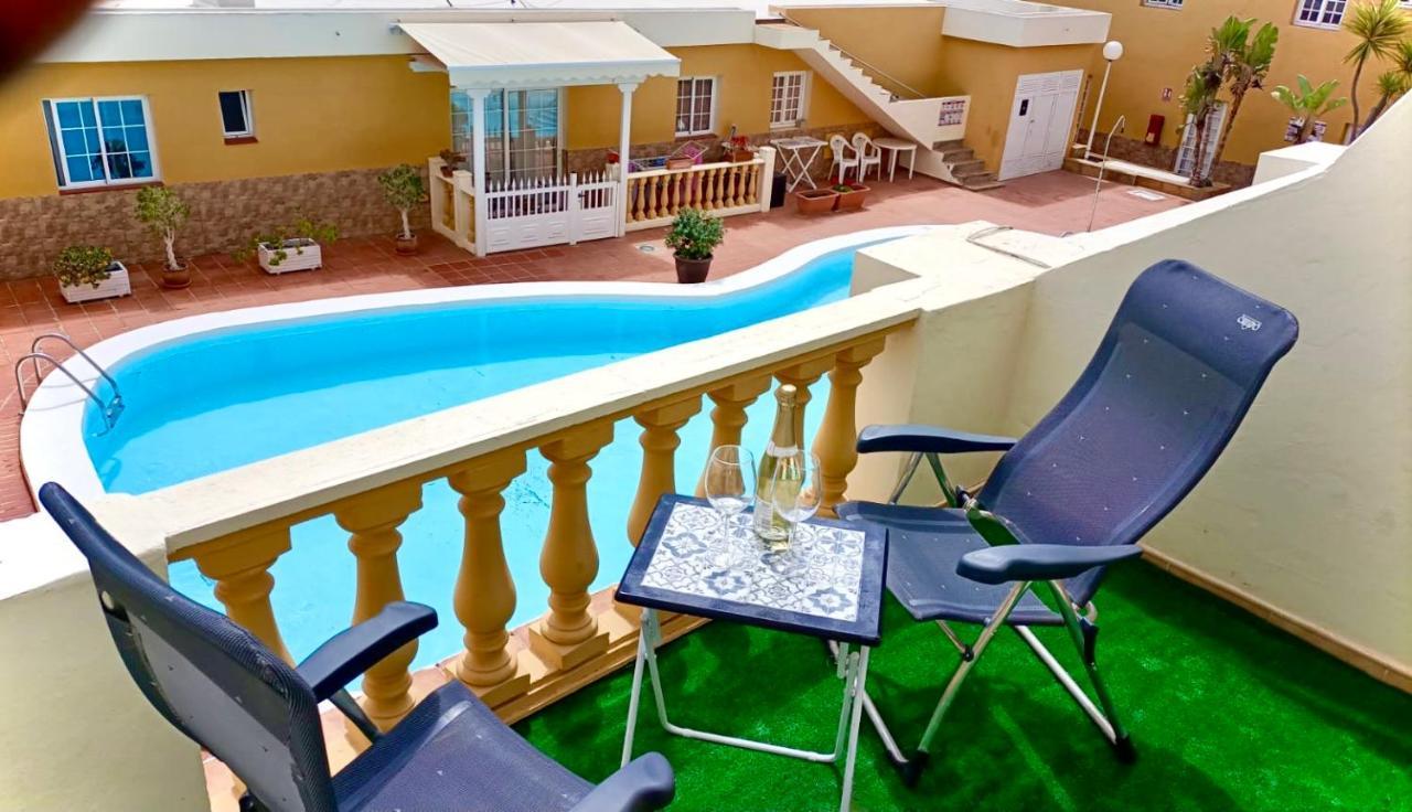 New Apartamento Caleta,Relax, Pool, Terrace, Wifi カレタ・デ・フステ エクステリア 写真